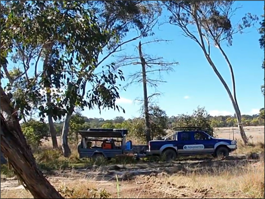AquaterreX in Southeast Queensland, truck and equipment