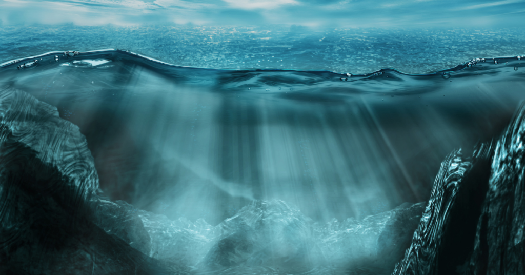 deep water