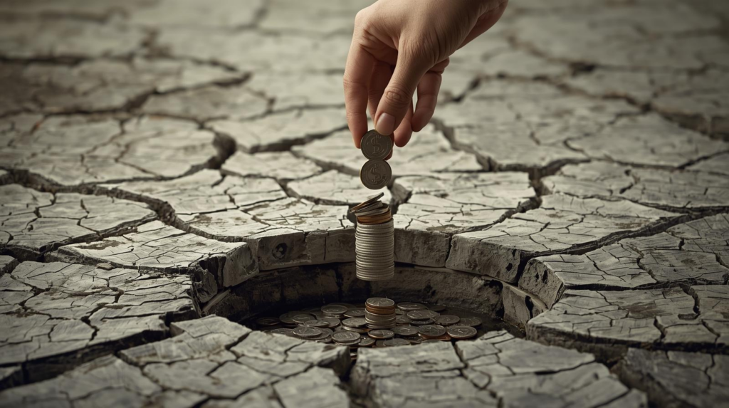 Money Down Dry Well